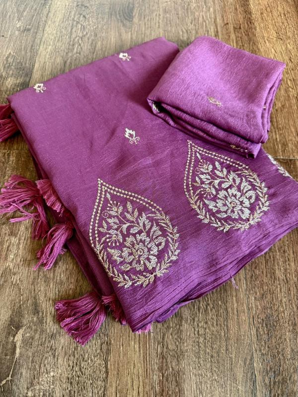 Vastrangan multi emrodairy surat bombay market saree